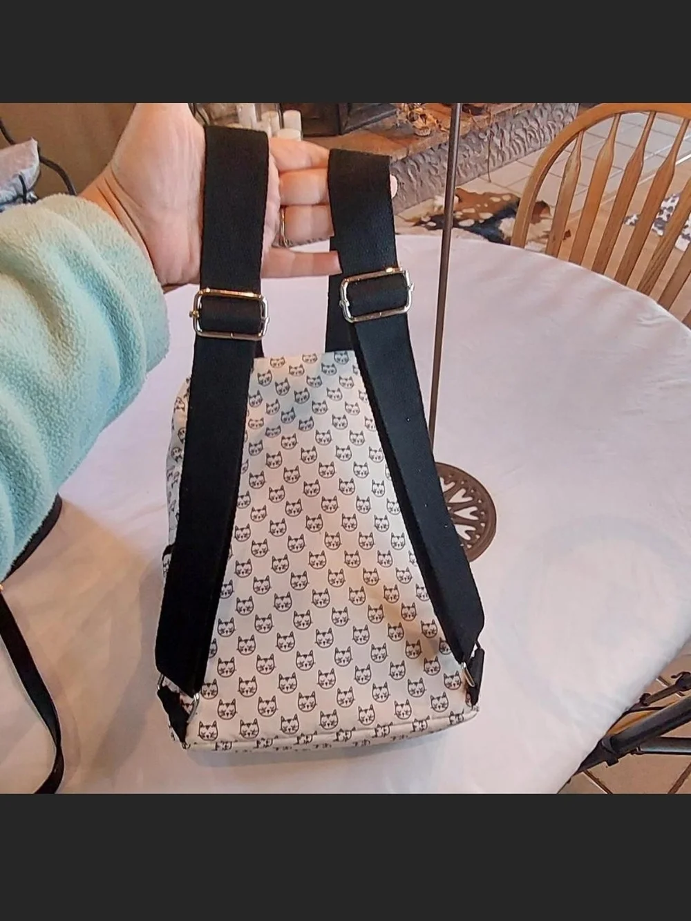 Madden Girl Kitty Cat Backpack Weekender Bag - LIKE NEW